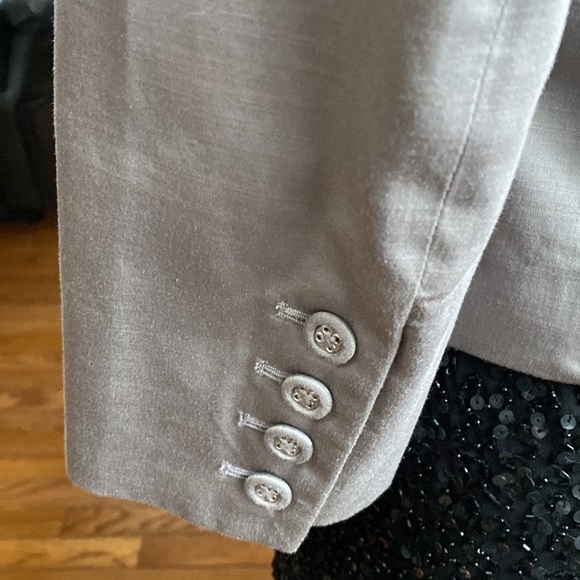 MEXX Women Solid Single Breasted Casual, Formal Blazer (Grey) Sz US 2 - Picture 10 of 16